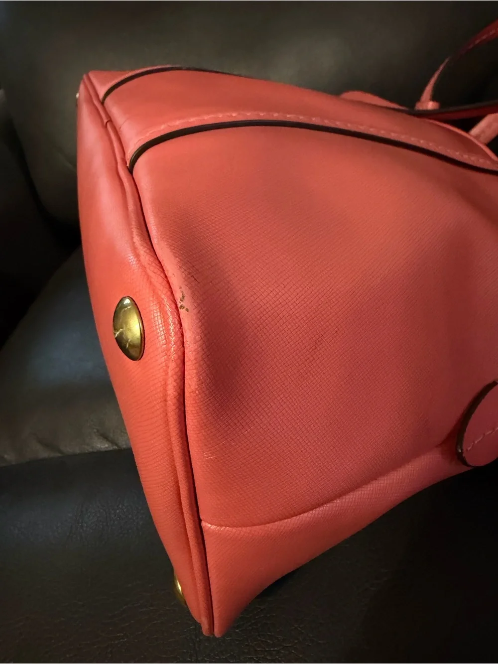 Coach Peyton Coral Dome Satchel